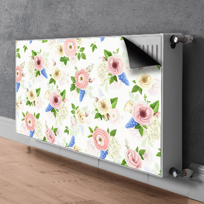 Magnet Heizkörperverkleidung Gezogene blumen