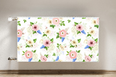 Magnet Heizkörperverkleidung Gezogene blumen