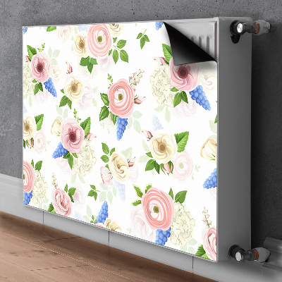 Magnet Heizkörperverkleidung Gezogene blumen