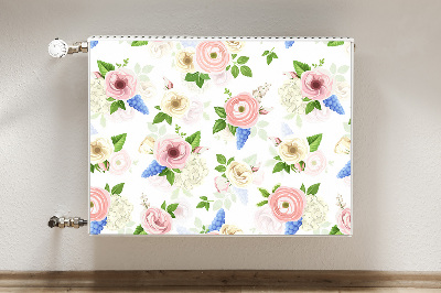 Magnet Heizkörperverkleidung Gezogene blumen