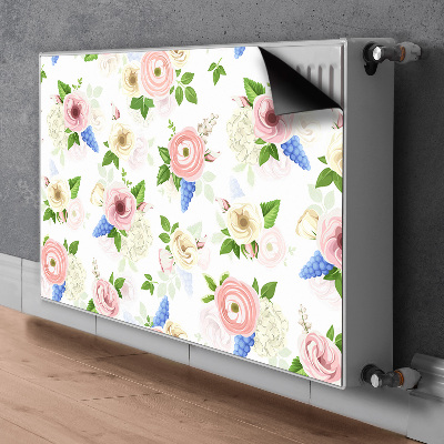 Magnet Heizkörperverkleidung Gezogene blumen