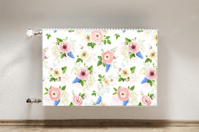 Magnet Heizkörperverkleidung Gezogene blumen