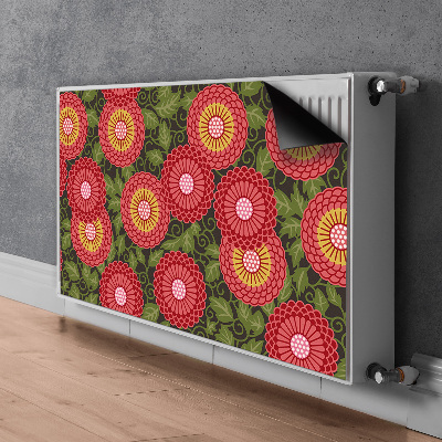 Heizkörperverkleidung magnetisch Geometrische blüten
