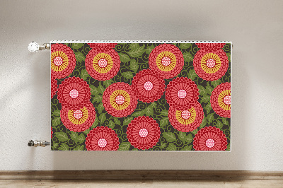 Heizkörperverkleidung magnetisch Geometrische blüten