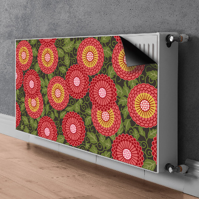 Heizkörperverkleidung magnetisch Geometrische blüten
