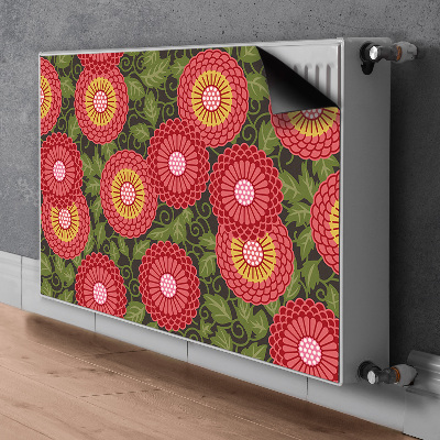 Heizkörperverkleidung magnetisch Geometrische blüten