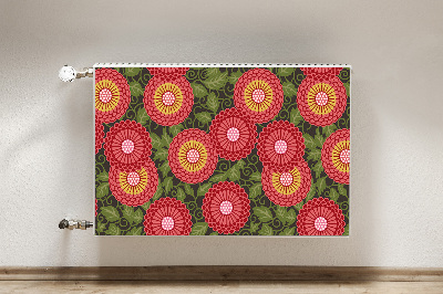 Heizkörperverkleidung magnetisch Geometrische blüten