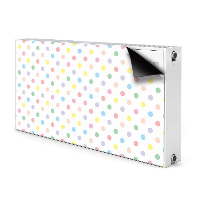Heizkörperverkleidung magnet Farbenfrohe punkte