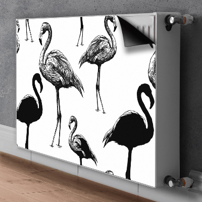 Dekorativer Heizkörpermagnet Retro flaminga-stil