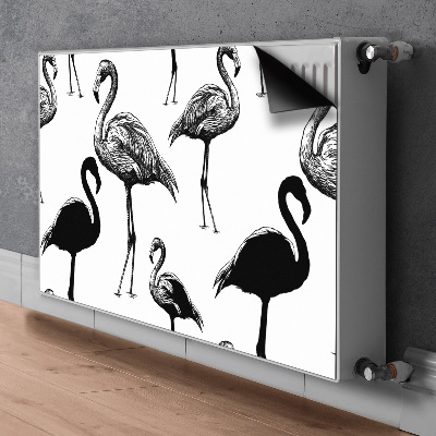 Dekorativer Heizkörpermagnet Retro flaminga-stil