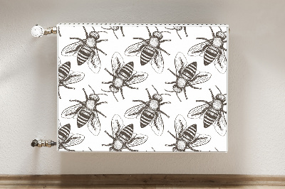 Dekorativer Heizkörpermagnet Bienenmuster