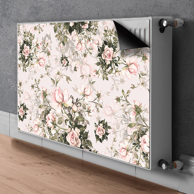 Heizkörperverkleidung magnet Farbenfrohe blumen