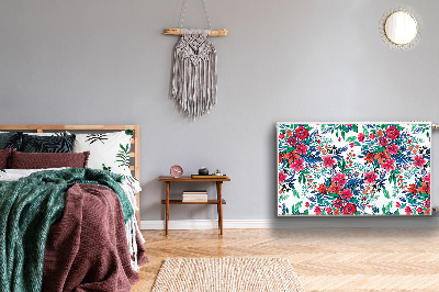 Heizkörperverkleidung magnet Farbenfrohe blumen