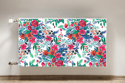 Heizkörperverkleidung magnet Farbenfrohe blumen