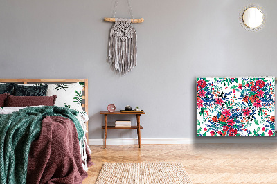 Heizkörperverkleidung magnet Farbenfrohe blumen