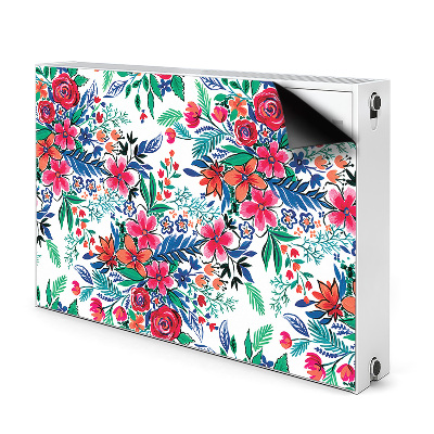 Heizkörperverkleidung magnet Farbenfrohe blumen