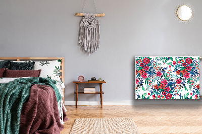 Heizkörperverkleidung magnet Farbenfrohe blumen