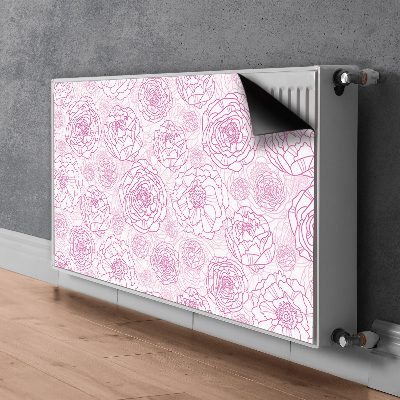 Magnet Heizkörperverkleidung Pinke blumen