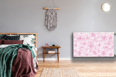 Magnet Heizkörperverkleidung Pinke blumen