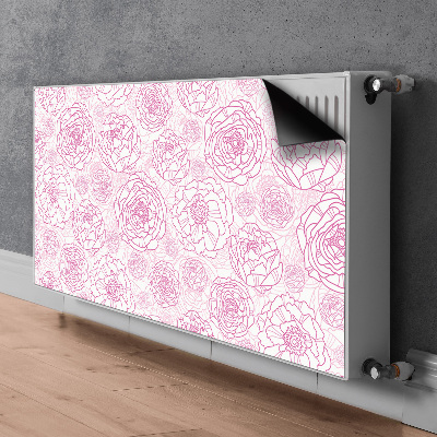 Magnet Heizkörperverkleidung Pinke blumen