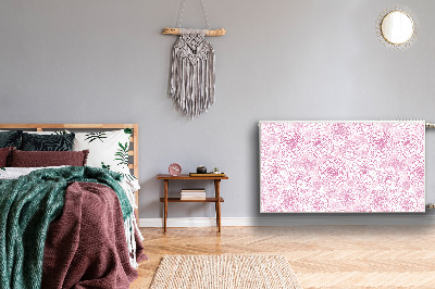 Magnet Heizkörperverkleidung Pinke blumen