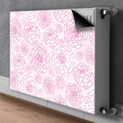 Magnet Heizkörperverkleidung Pinke blumen
