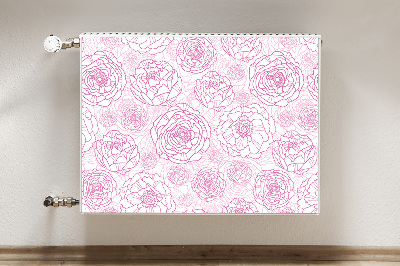Magnet Heizkörperverkleidung Pinke blumen