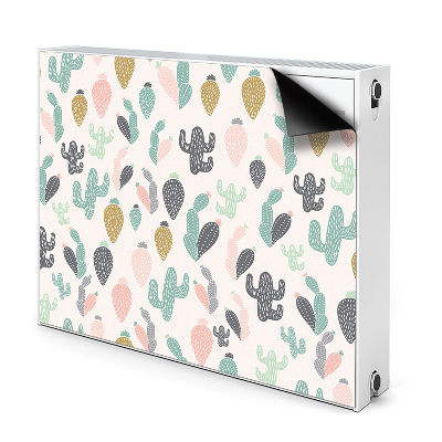 Heizkörperverkleidung magnet Buntes kakteen