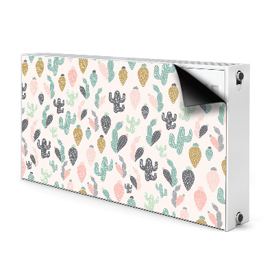Heizkörperverkleidung magnet Buntes kakteen