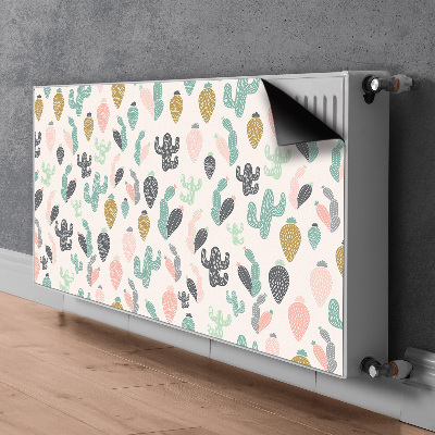 Heizkörperverkleidung magnet Buntes kakteen