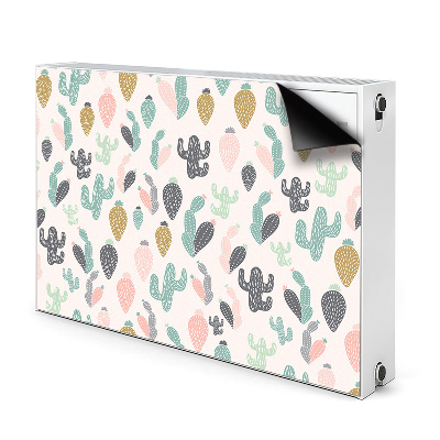 Heizkörperverkleidung magnet Buntes kakteen