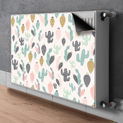 Heizkörperverkleidung magnet Buntes kakteen