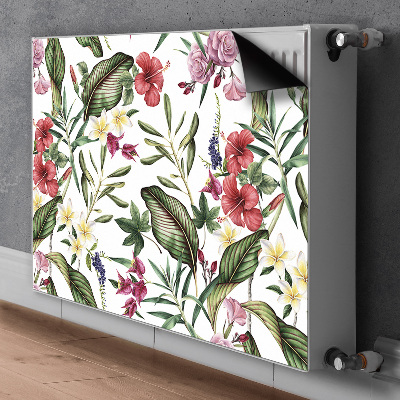 Magnet Heizkörperverkleidung Tropische blumen