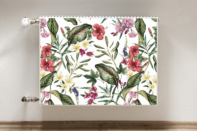 Magnet Heizkörperverkleidung Tropische blumen