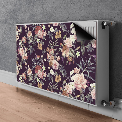 Heizkörperverkleidung magnet Gartenblumen