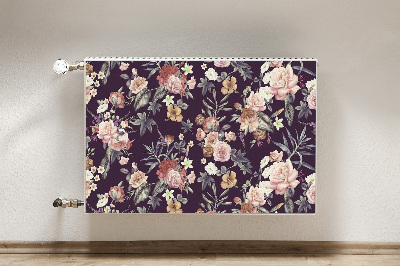 Heizkörperverkleidung magnet Gartenblumen