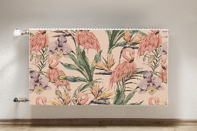 Heizkörperverkleidung magnetisch Flamingos
