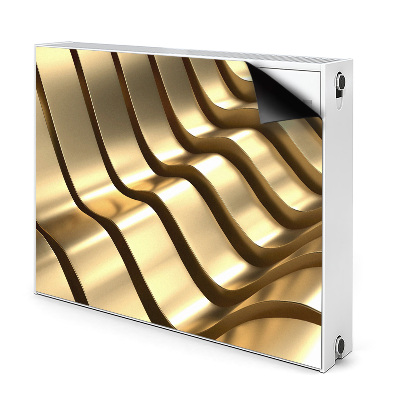Heizkörperverkleidung magnetisch Goldene elemente