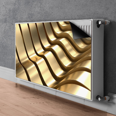 Heizkörperverkleidung magnetisch Goldene elemente