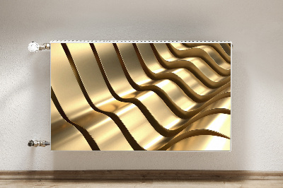 Heizkörperverkleidung magnetisch Goldene elemente