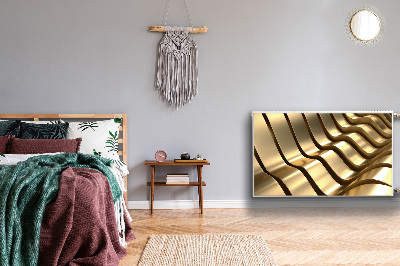 Heizkörperverkleidung magnetisch Goldene elemente