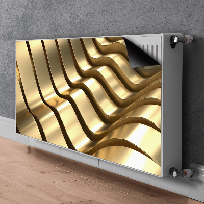Heizkörperverkleidung magnetisch Goldene elemente