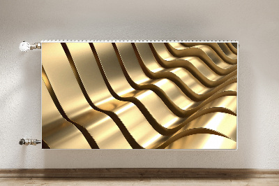 Heizkörperverkleidung magnetisch Goldene elemente