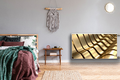Heizkörperverkleidung magnetisch Goldene elemente