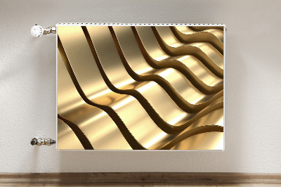 Heizkörperverkleidung magnetisch Goldene elemente