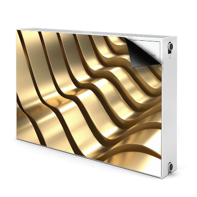 Heizkörperverkleidung magnetisch Goldene elemente