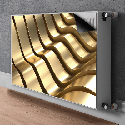 Heizkörperverkleidung magnetisch Goldene elemente