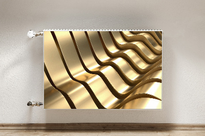 Heizkörperverkleidung magnetisch Goldene elemente