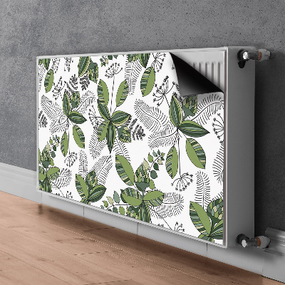 Magnet Heizkörperverkleidung Botanisches muster