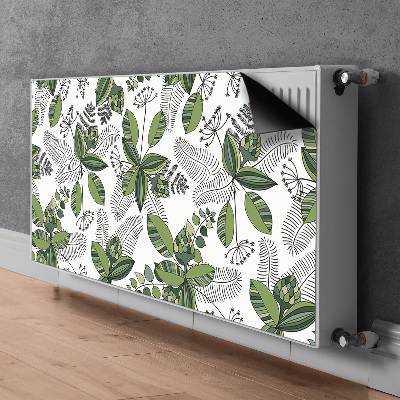 Magnet Heizkörperverkleidung Botanisches muster